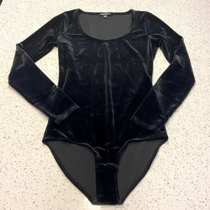 J Crew Velvet Bodysuit XS